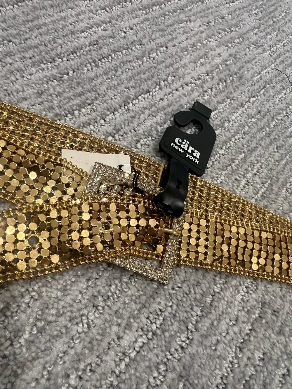 Cara New York vintage Gold Sequin Belt